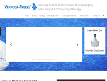 Tablet Screenshot of cryosurgeryinc.com